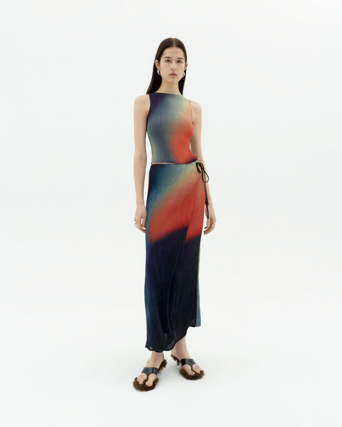 Thinking Mu Falda Multicolor Pauline