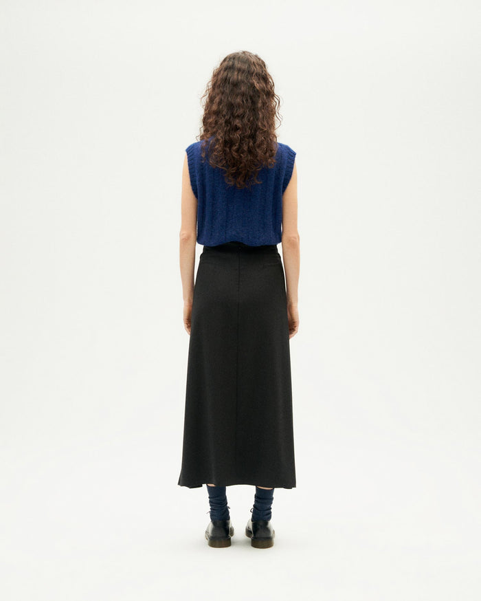 Thinking Mu Falda Negra Lana Marty