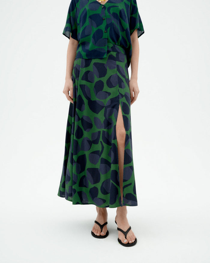 thinking mu Falda verde leaf Tora