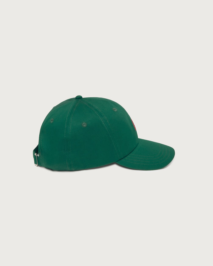 Thinking Mu Gorra Verde Oscura Contraste Chris