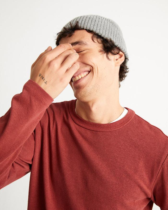 Thinking Mu Gorro Gris Lana Amor