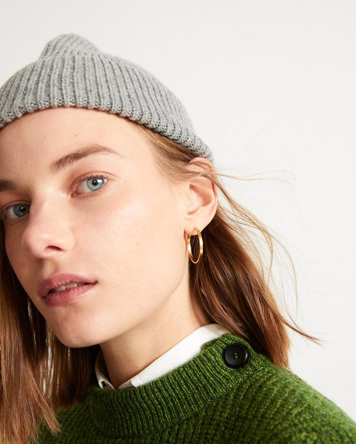 Thinking Mu Gorro Gris Lana Amor