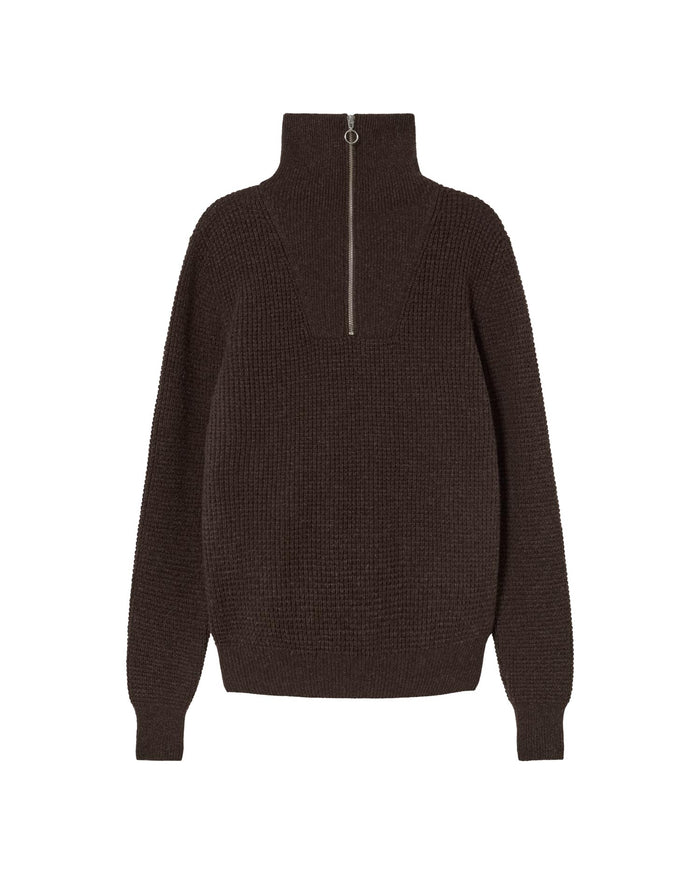 Thinking Mu Jersey Marrón Lana Helio