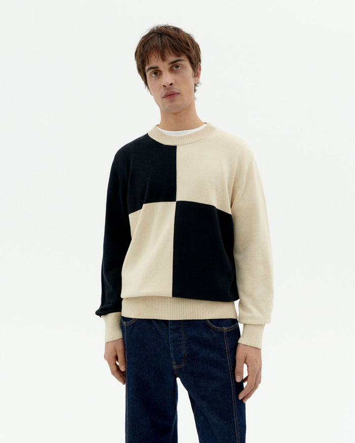 thinking mu Jersey negro y crudo punto Khem