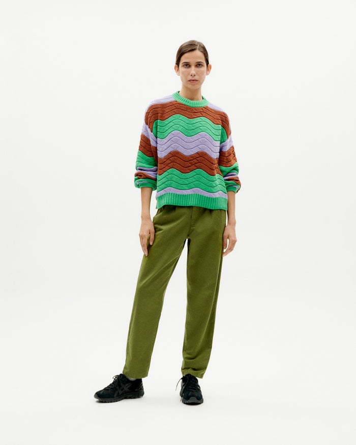 Thinking Mu Jersey Verde Punto Jo