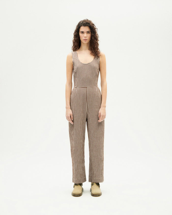 Thinking Mu Mono Marrón Seersucker Rafflesia