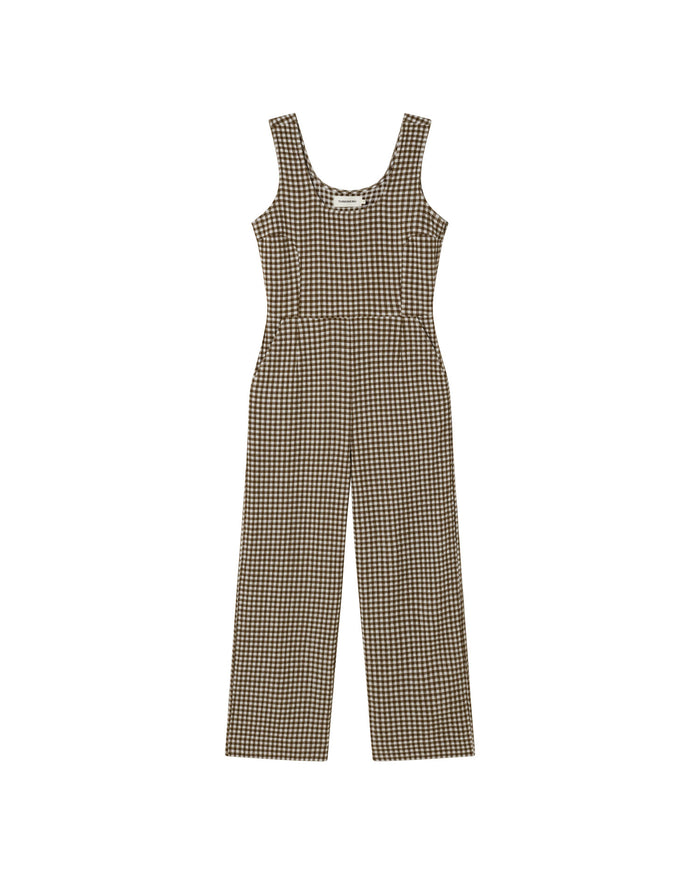 thinking mu Mono marrón seersucker Rafflesia