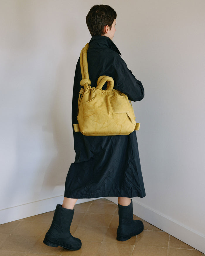 Thinking Mu Mustard Ona Washed Bag