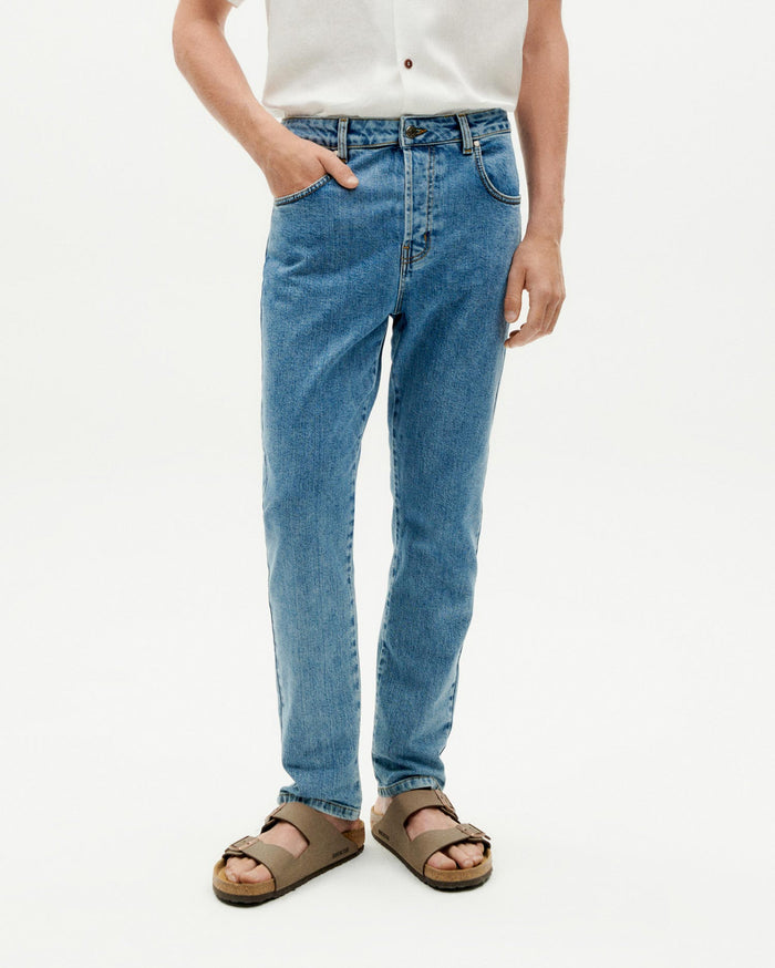 Thinking Mu Pantalón 5 Pockets Light Clean Denim