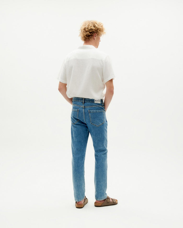 Thinking Mu Pantalón 5 Pockets Light Clean Denim