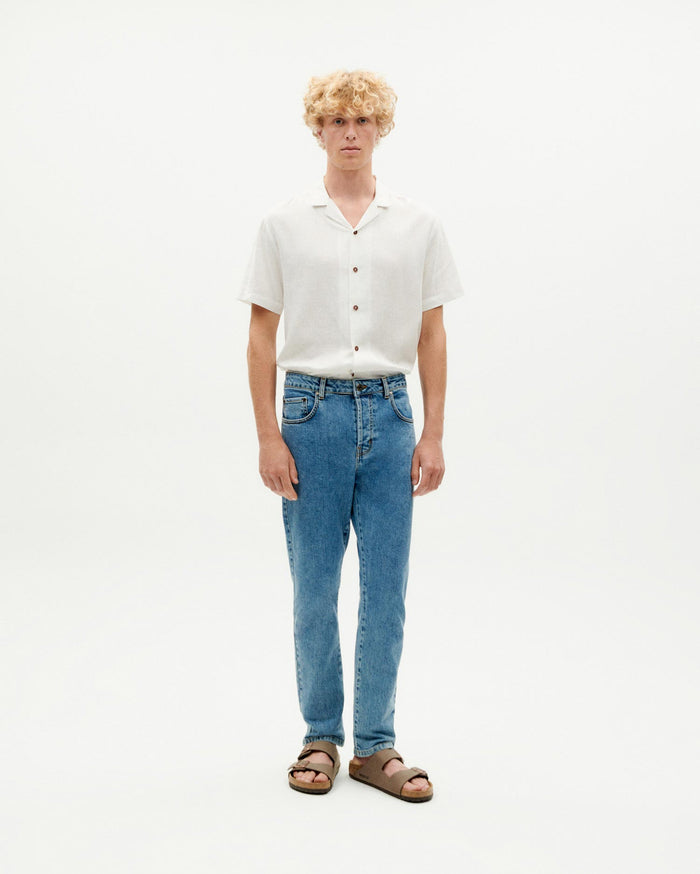 thinking mu Pantalón 5 Pockets light clean denim