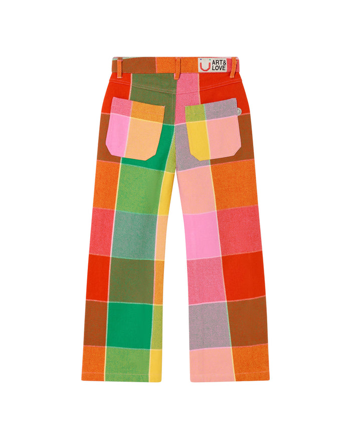 Thinking Mu Pantalón Art Blanket Apricot