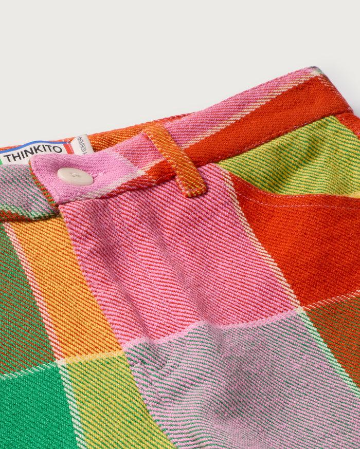 Thinking Mu Pantalón Art Blanket Apricot