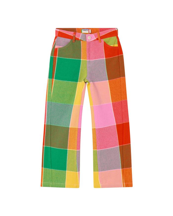 thinking mu Pantalón Art Blanket Apricot