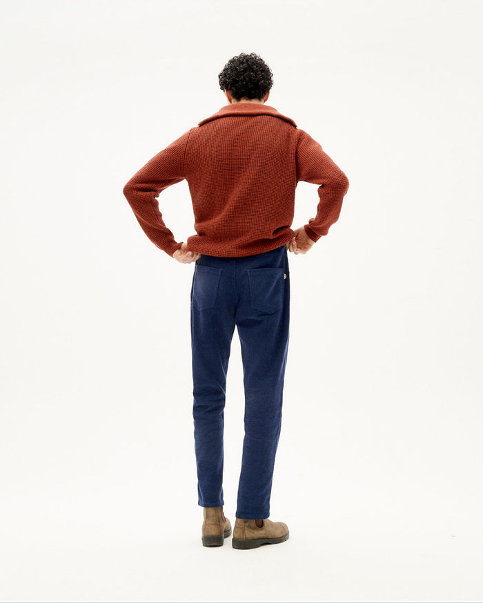 Thinking Mu Pantalón Azul Pana 5 Pockets