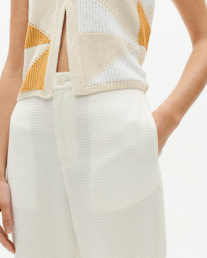 Thinking Mu Pantalón Blanco Mariam