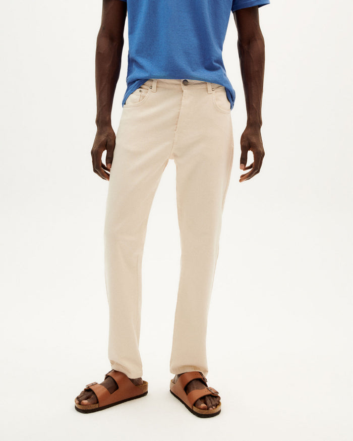 Thinking Mu Pantalón Crudo 5 Pockets