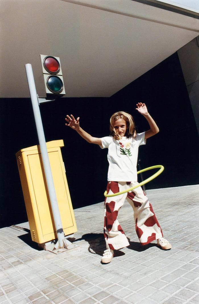 Thinking Mu Pantalón Crudo Butterfly Tibbs