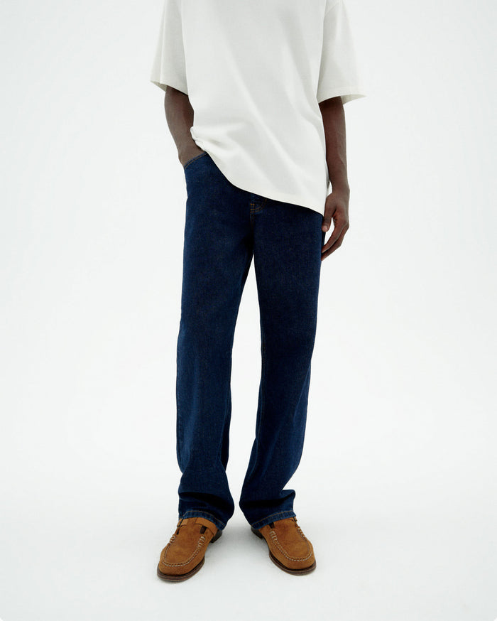 thinking mu Pantalón dark clean denim David