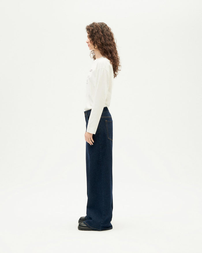 Thinking Mu Pantalón Dark Clean Denim Hedda