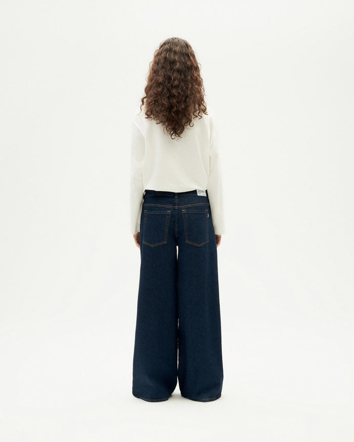 Thinking Mu Pantalón Dark Clean Denim Hedda