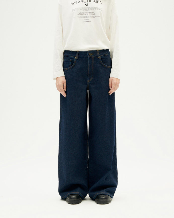 thinking mu Pantalón dark clean denim Hedda