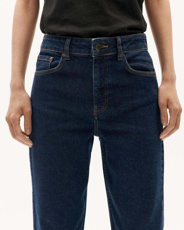 Thinking Mu Pantalón Dark Clean Denim Nele