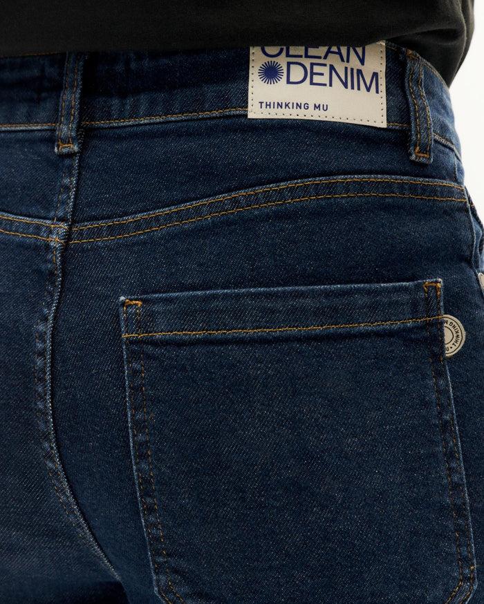 Thinking Mu Pantalón Dark Clean Denim Nele
