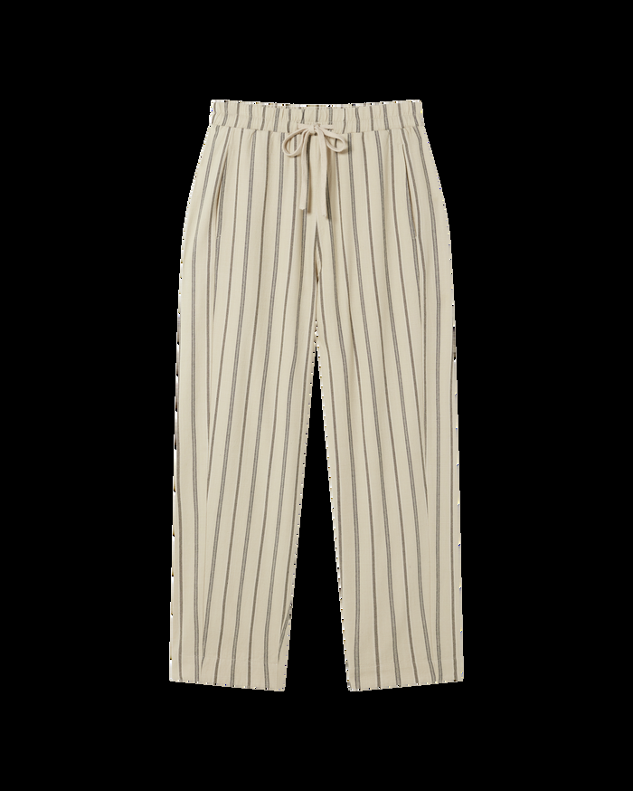 thinking mu Pantalón gris rayas Esther