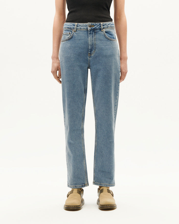 thinking mu Pantalón light clean denim Nele