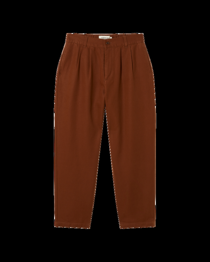 thinking mu Pantalón marrón hemp Rina