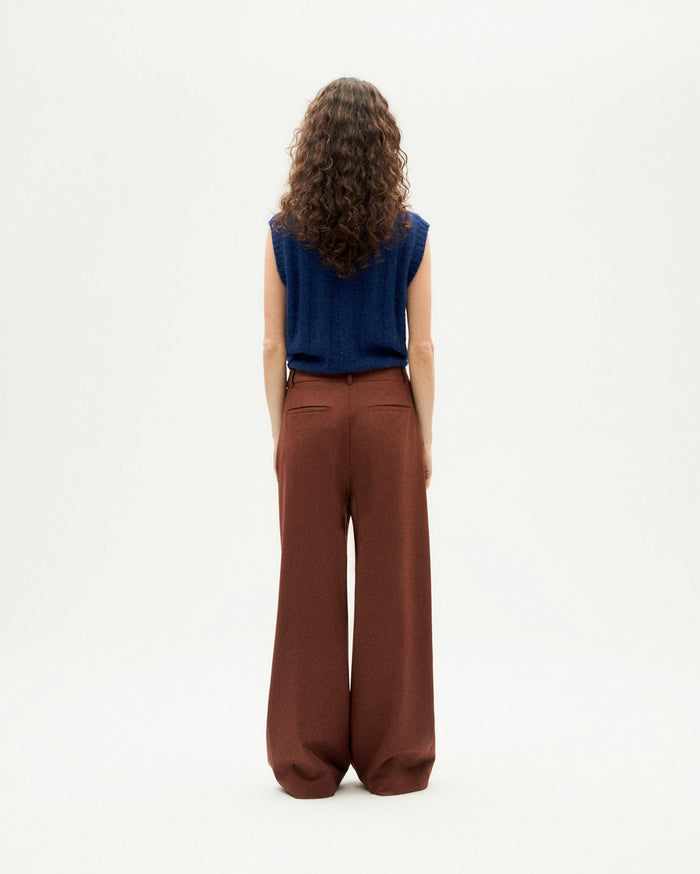 Thinking Mu Pantalón Marrón Pat