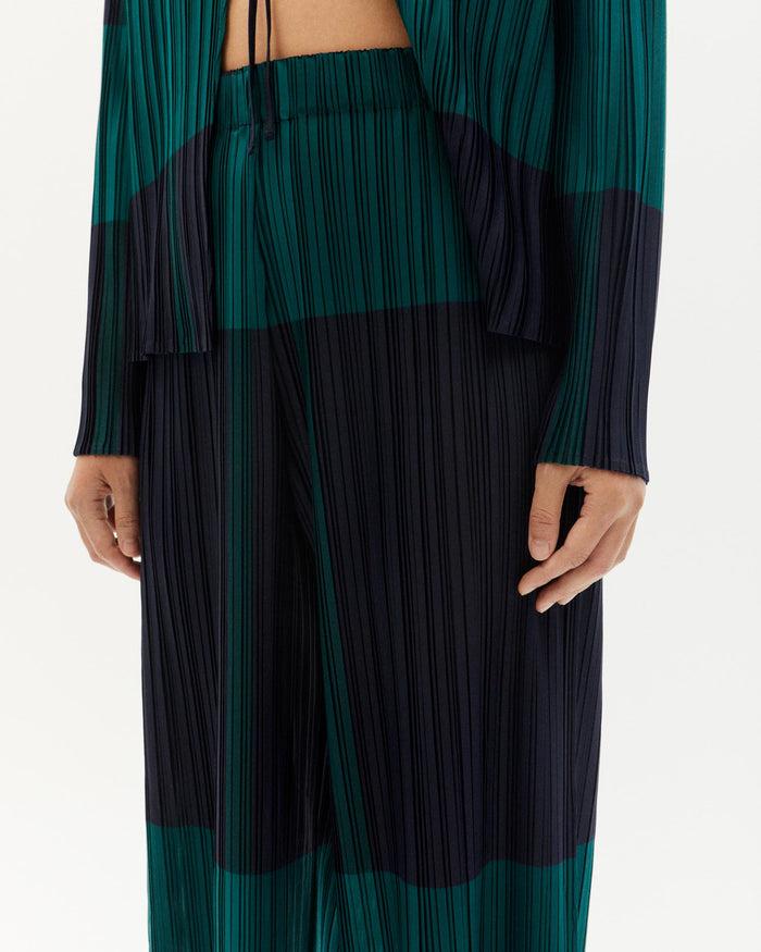 Thinking Mu Pantalón Multicolor Plisado Maro