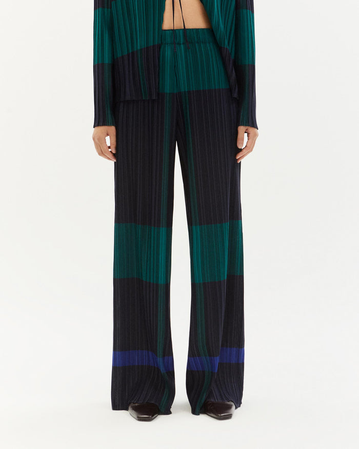 thinking mu Pantalón multicolor plisado Maro