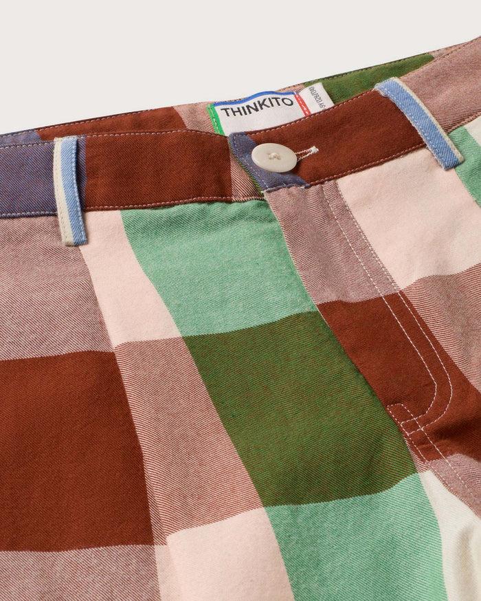 Thinking Mu Pantalón Multicolor Plum