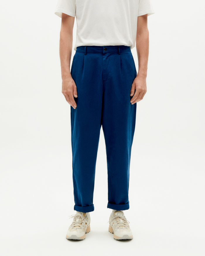 Thinking Mu Pantalón Navy Hemp Moero