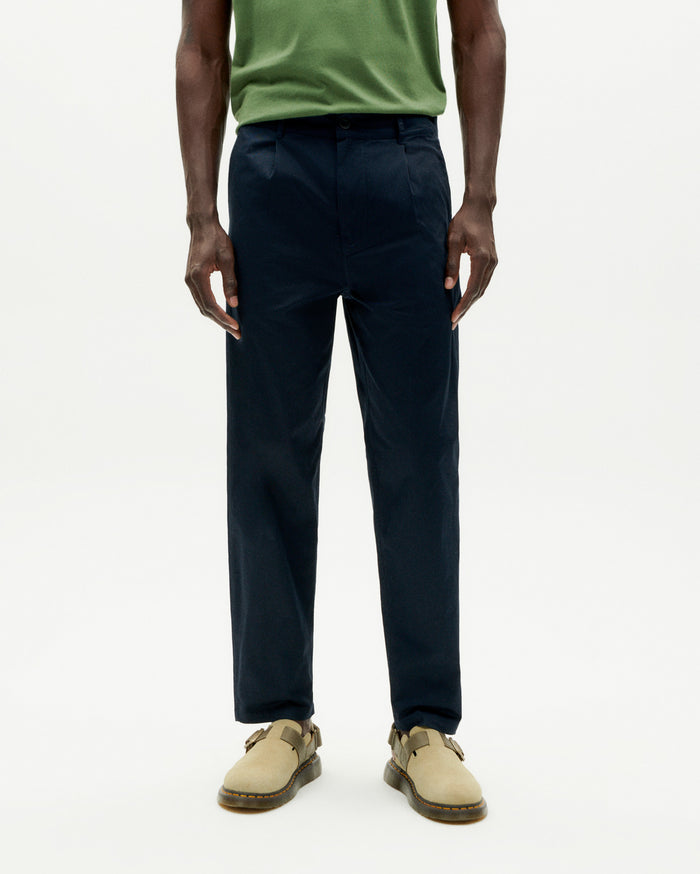 Thinking Mu Pantalón Navy Moero Light