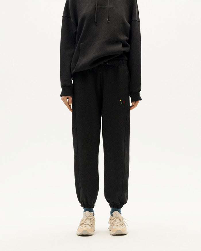 Thinking Mu Pantalón Negro Alexander Unisex