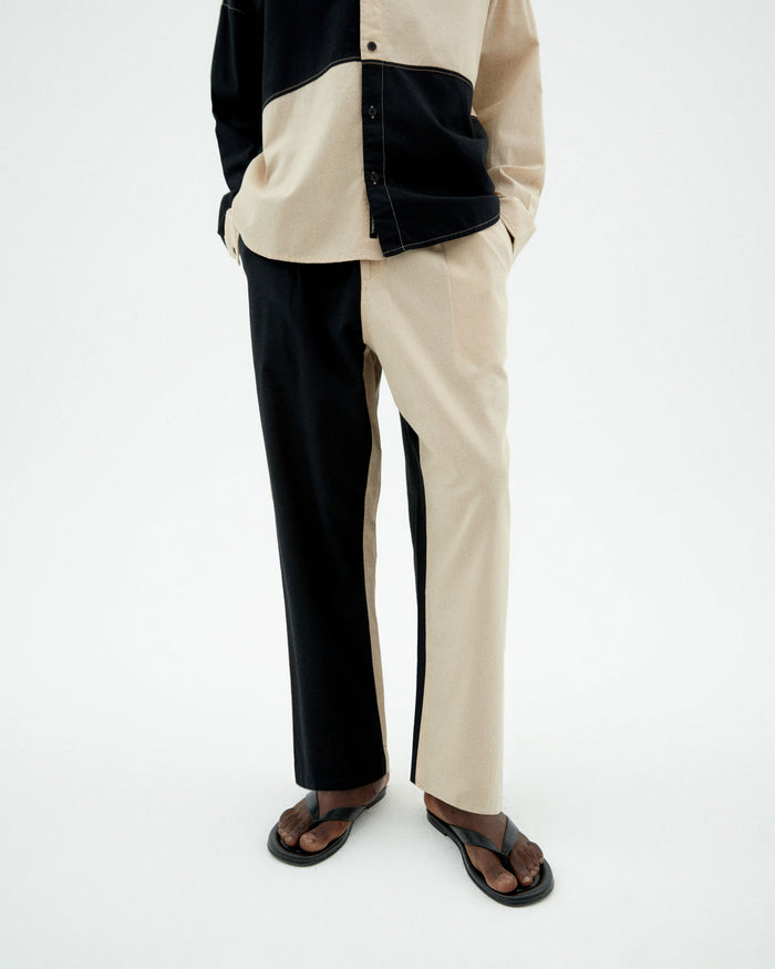 thinking mu Pantalón negro Luc