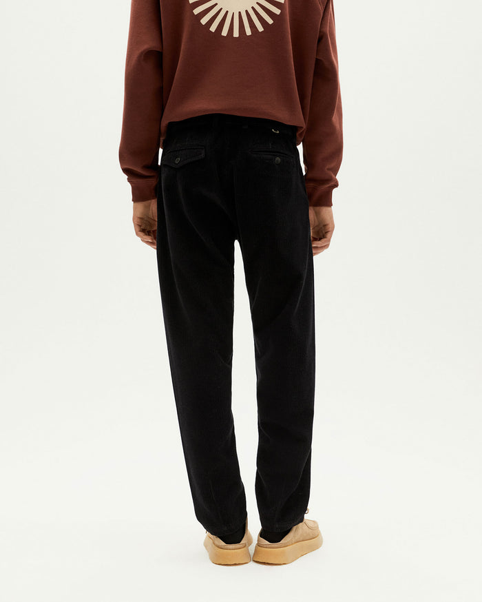 Thinking Mu Pantalón Negro Pana Wotan