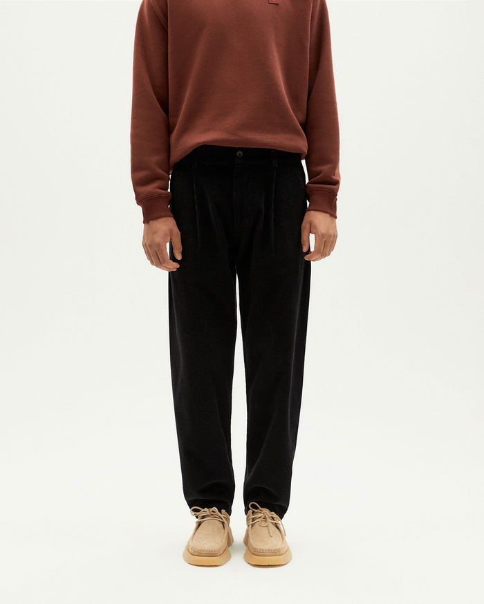 thinking mu Pantalón negro pana Wotan