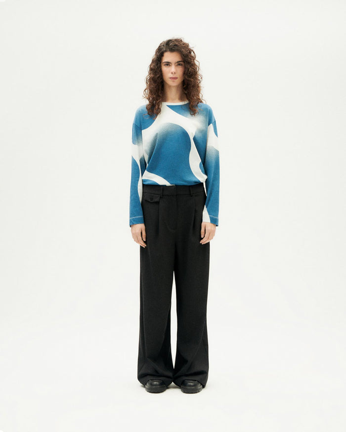 Thinking Mu Pantalón Negro Pat