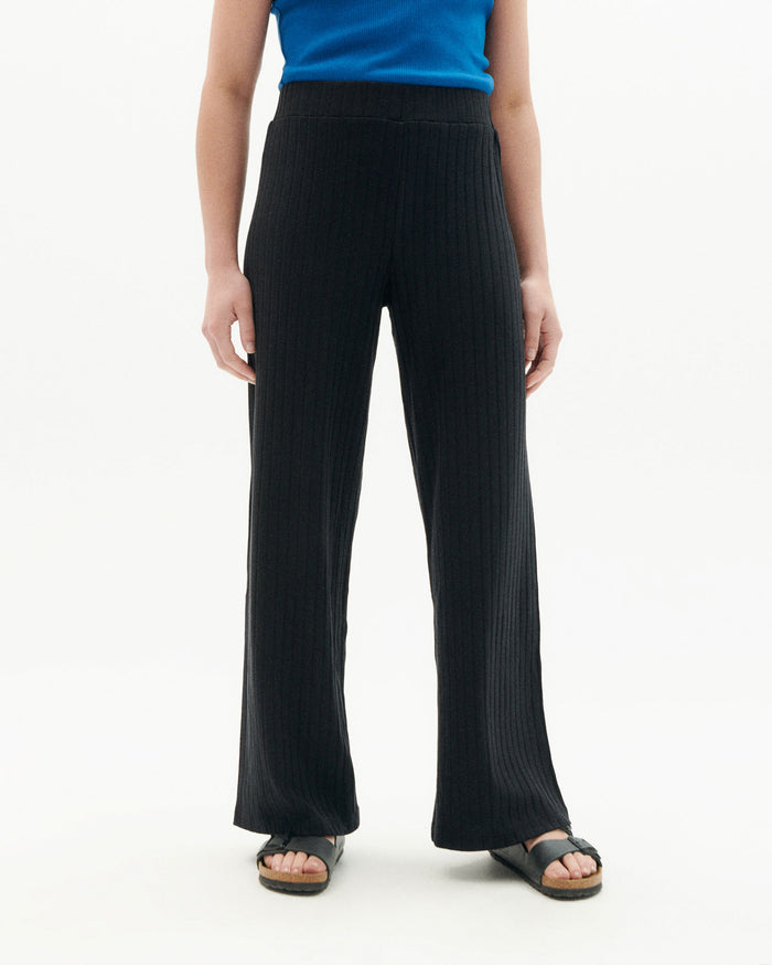 Thinking Mu Pantalón Negro Trash Dalia