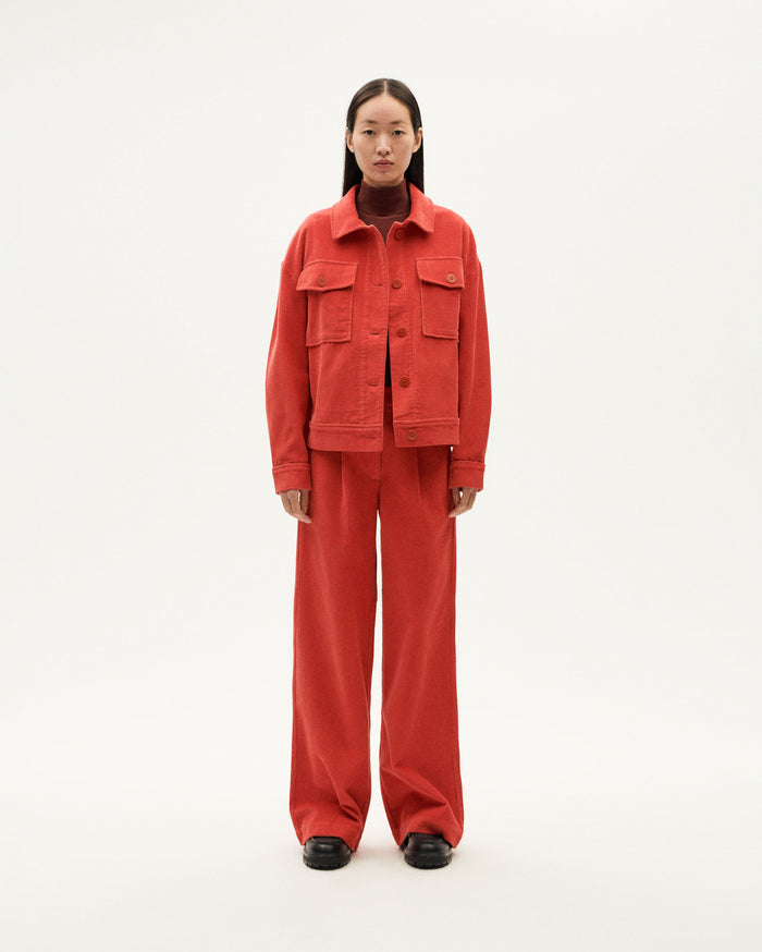 Thinking Mu Pantalón Rojo Pana Manolita