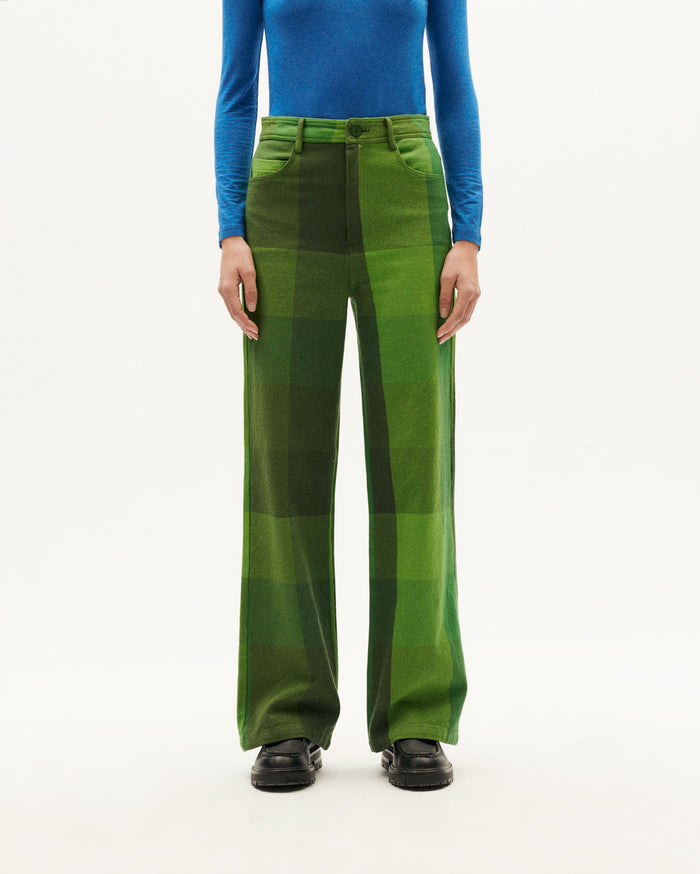 thinking mu Pantalón verde central blanket Coral