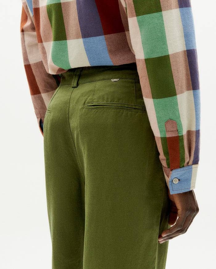 Thinking Mu Pantalón Verde Hemp Moero