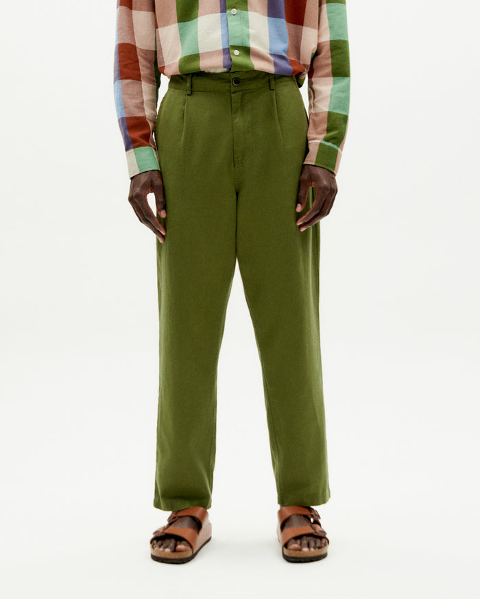 thinking mu Pantalón verde Hemp Moero