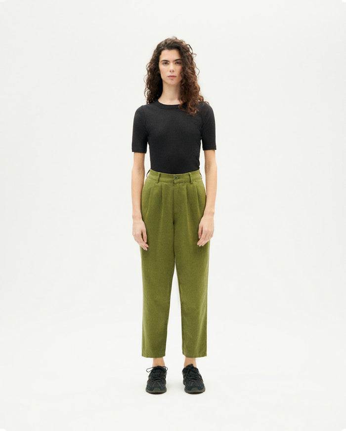 Thinking Mu Pantalón Verde Hemp Rina