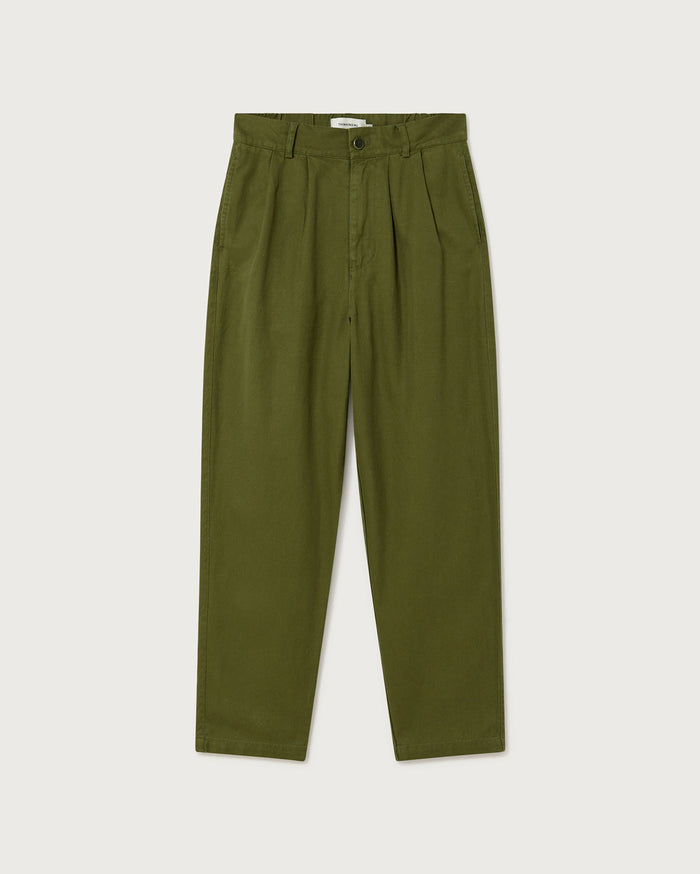 thinking mu Pantalón verde hemp Rina