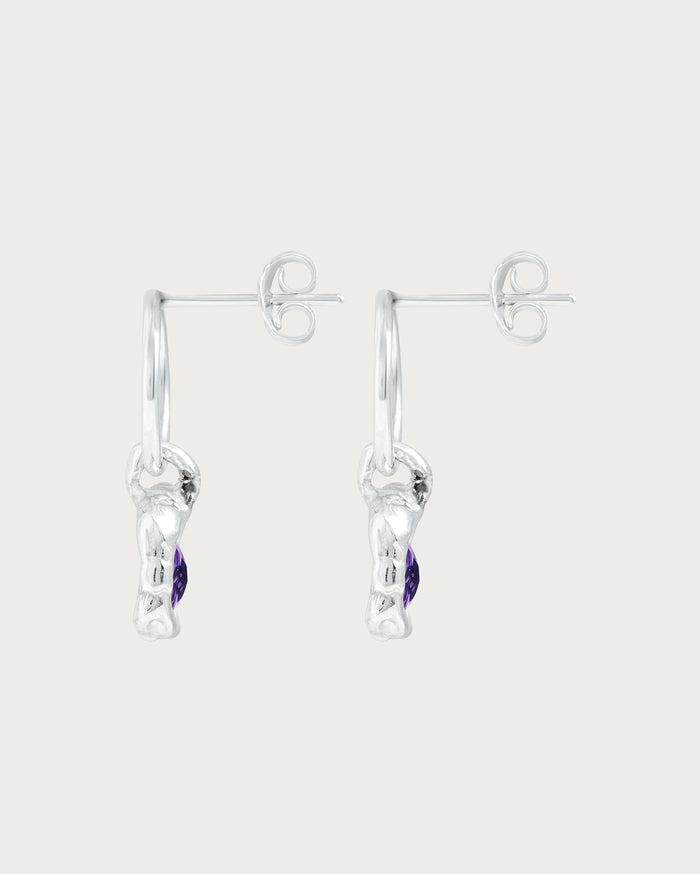 Thinking Mu Pendientes Morado (J2) Moira Impulse